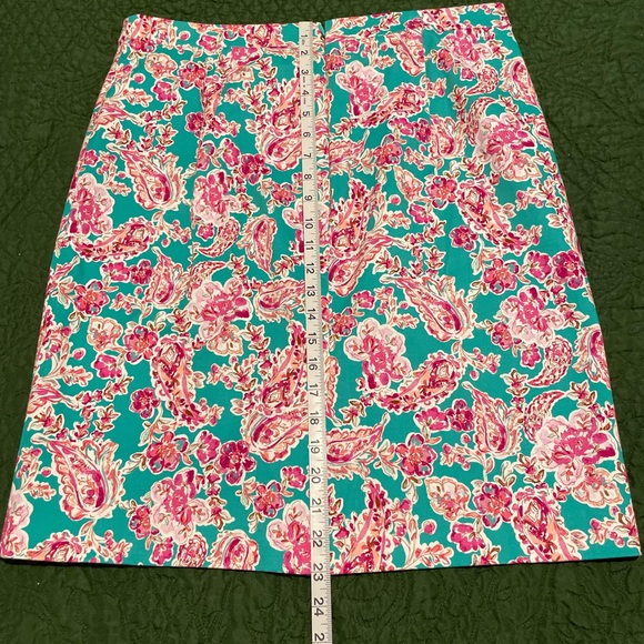 Floral Print Women's J Crew Pencil Skirt - Picture 3 of 5